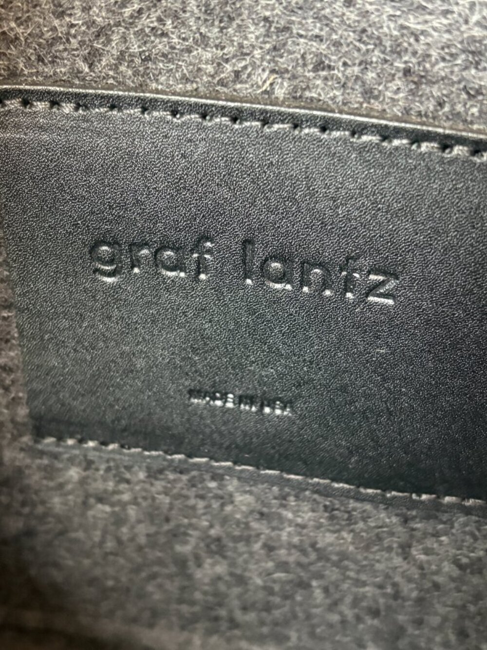 Graf Lantz Hana Merino Wool Boat Bag - Picture 5 of 5